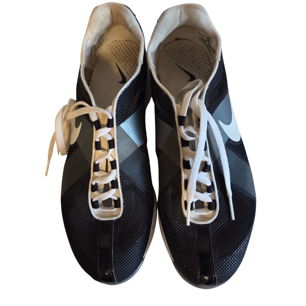 Nike Womens Hyperfuse Lunarlon 483325-001 Black Golf Soft Cleats Shoes Size 8.5